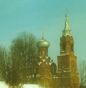 Каменная церковь на Ширковом Погосте. Фото 1987 г.
